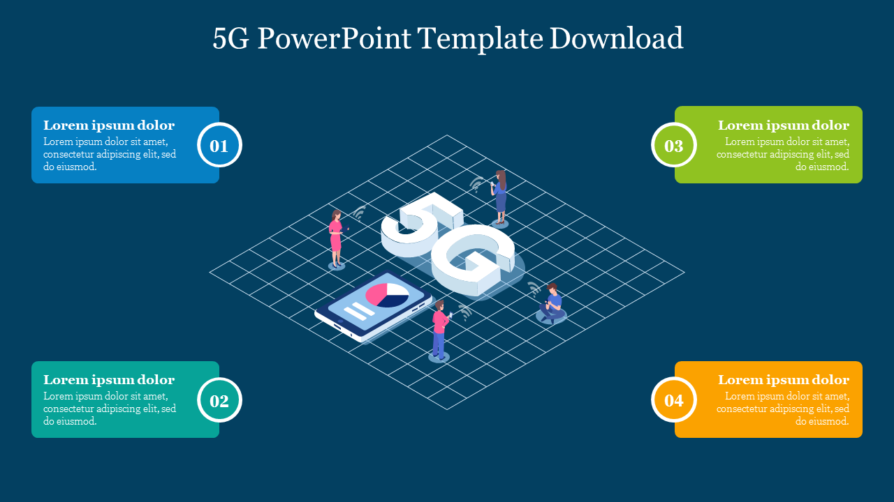 5G PowerPoint Template Download